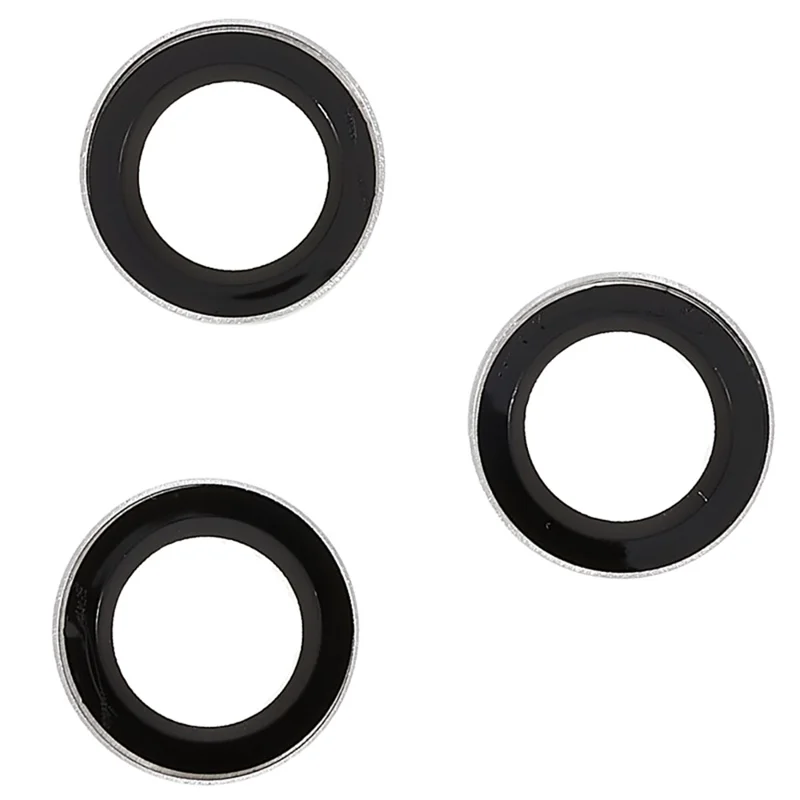 Bling Camera Lens Protector for iPhone 14 Pro / 14 Pro Max , Glitter Metal Frame + Tempered Glass Individual Ring Lens Cover - Multi-Color