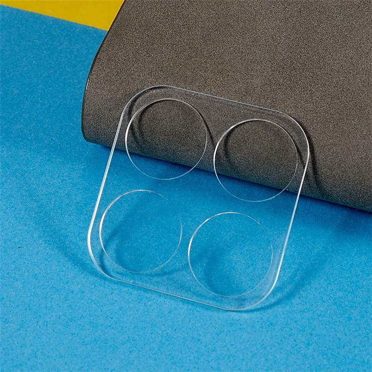 2 pièces / Jeu pour Honor X8a 4G Téléphone Protecteur d'objectif de caméra Verre trempé 3D Arc Edge HD Clair Film de l'objectif de caméra