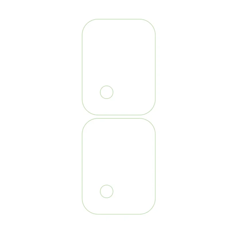 2Pcs  /  Set Camera Lens Protector for Motorola Moto E13 4G , 2.5D Arc Edge Tempered Glass Phone Camera Lens Film