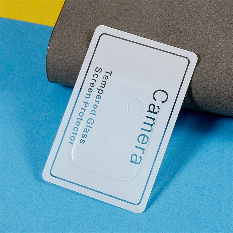 2Pcs  /  Set Camera Lens Protector for Motorola Moto E13 4G , 2.5D Arc Edge Tempered Glass Phone Camera Lens Film