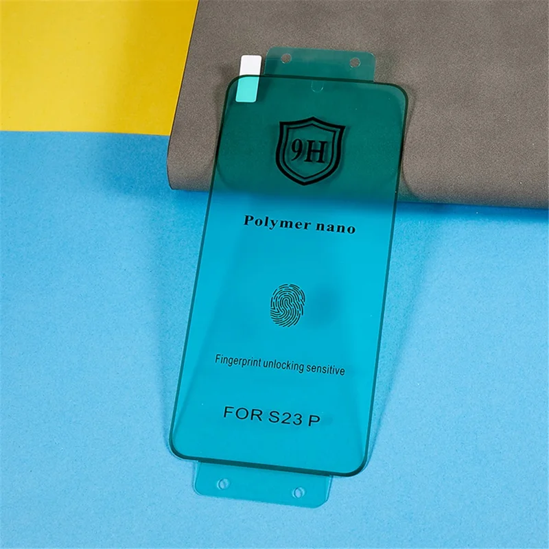 For Samsung Galaxy S22+ 5G / S23+ Phone Screen Protector Silicon Carbide Anti-explosion Full Coverage Film (Support Fingerprint Unlock)
