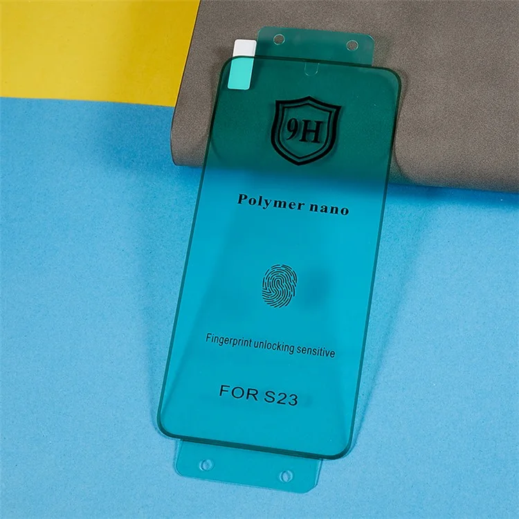 Pour Samsung Galaxy S22 5G / S23 Silicon Carbide Anti-explosion Film Full Coverage Screen Protector (Support Fingerprint Unlock)