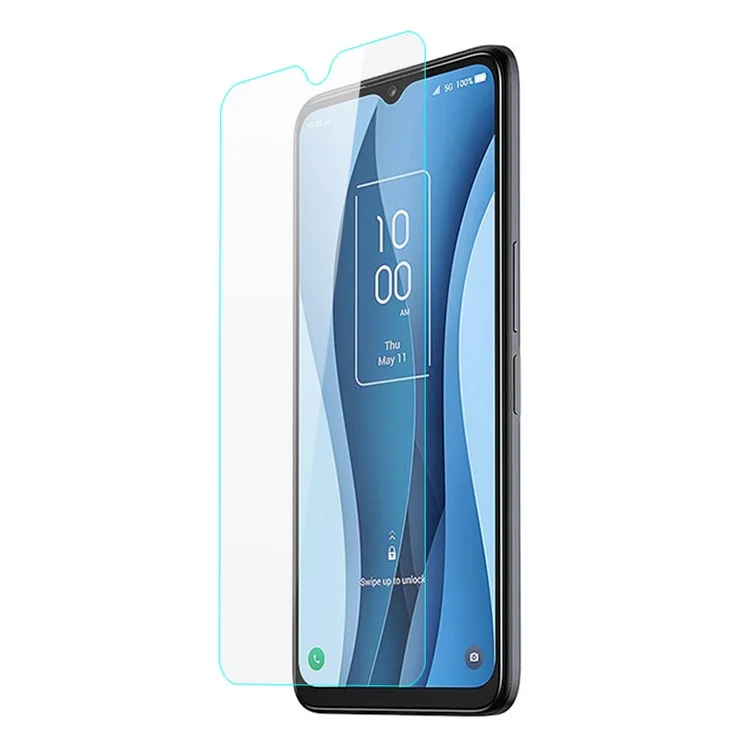 Для TCL 40 X 0.3 мм Arc Edge HD Clear Tempered Glass Film Anti-Scratch Phone Screen Protector