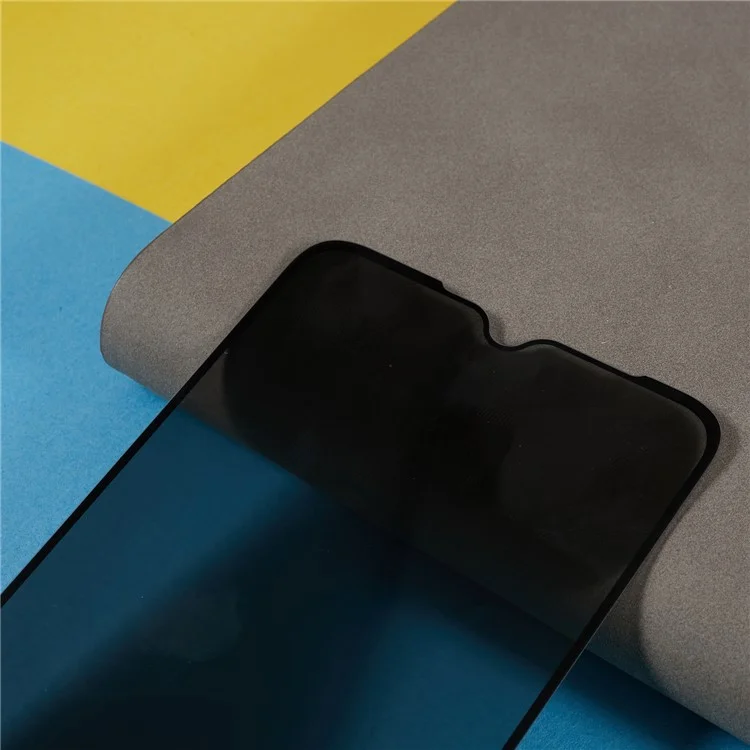 For Xiaomi Redmi 12C 4G Phone Full Screen Protector Anti-spy Full Glue Silk Printing High Aluminium-silicon Glass Film