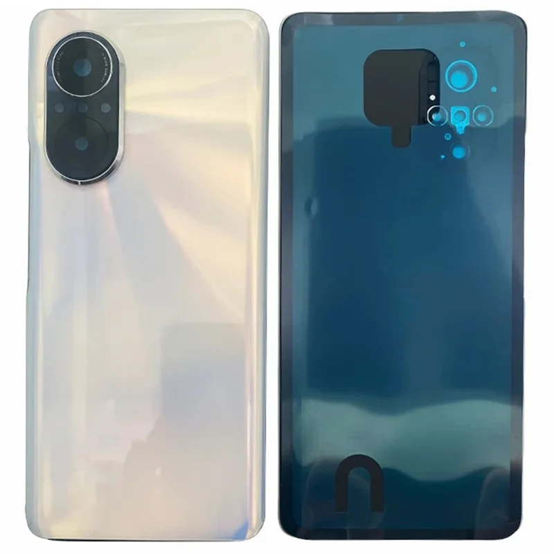 For Huawei nova 9 SE Back Battery Housing Cover with Camera Ring Lens Cover Spare Part (without Logo) - White