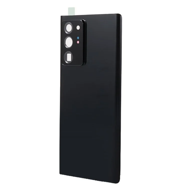 Para Samsung Galaxy Note20 Ultra 5G Capa da Bateria Traseira com Anel da Câmera e Tampa da Lente de Reposição Peça Sobressalente (sem Logotipo) - Preto