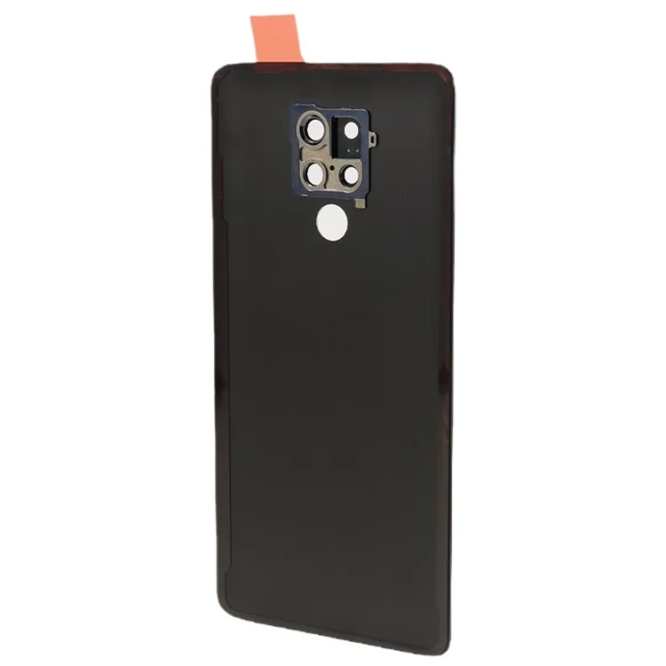 Для Huawei Mate 20 X задняя крышка батарейного отсека с кольцом объектива камеры и запасной деталью (без логотипа) - синий