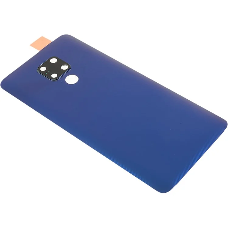 Para Huawei Mate, Una Cubierta de la Carcasa de la Batería Trasera de 20 X Con la Cubierta Del Lente Del Anillo de la Cámara (sin Logotipo) - Azul