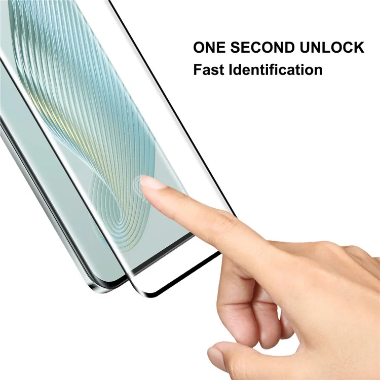 ENKAY HAT PRINCE 2 Pack Screen Protector for Honor Magic5 Pro, 0.26mm Hot Bending 3D Curved Clear Tempered Glass Film with Camera Lens Protector