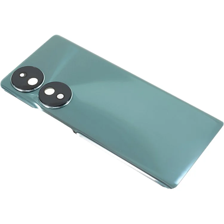 For Honor 70 5G Back Battery Housing Cover with Camera Ring Lens Cover Spare Part (without Logo) - Verde