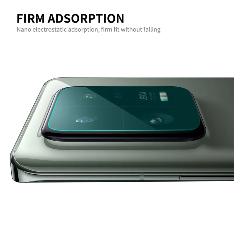 ENKAY HAT PRINCE 2 szt./komplet Dla Xiaomi 13 Pro 5G 0,2 mm Cienki 9H Wysoki szkło aluminiowo-krzemowe Ochrona tylnego obiektywu