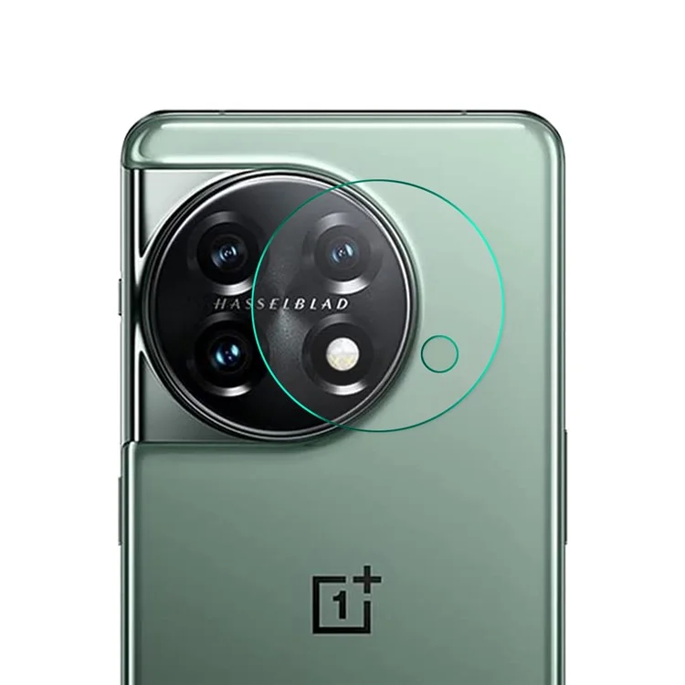 ENKAY HAT PRINCE para OnePlus 11 5G Antiarañazos 0.2mm 9H Película de vidrio de alta aluminio-silicio HD Claro Protector de lente trasero del teléfono