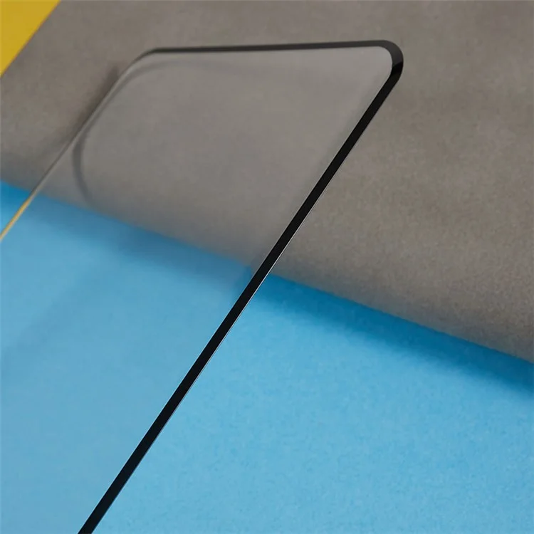RURIHAI Pour Xiaomi 13 Pro 5G Protecteur d'écran de téléphone Film en verre aluminium-silicium incurvé 3D (Prise en charge du déverrouillage par empreinte digitale)