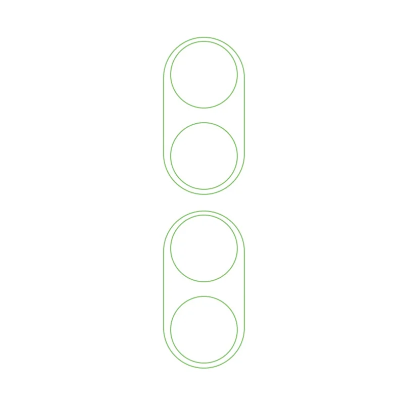 2Pcs  /  Set For Oppo A78 5G / A58 5G Phone Camera Lens Protector 3D Arc Edge Tempered Glass Lens Film