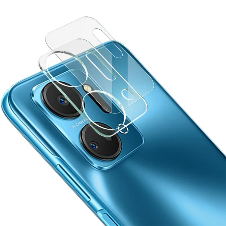 IMAK Camera Lens Protector for Honor X7a 4G , Tempered Glass Integrated Lens Film+Acrylic Lens Cap