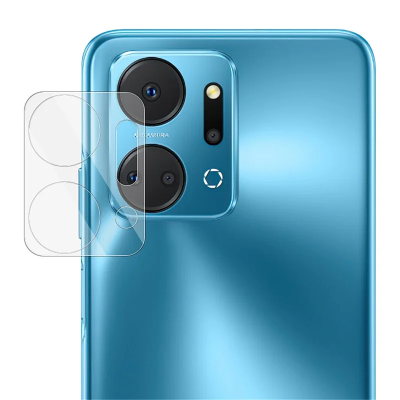 IMAK Camera Lens Protector for Honor X7a 4G , Tempered Glass Integrated Lens Film+Acrylic Lens Cap