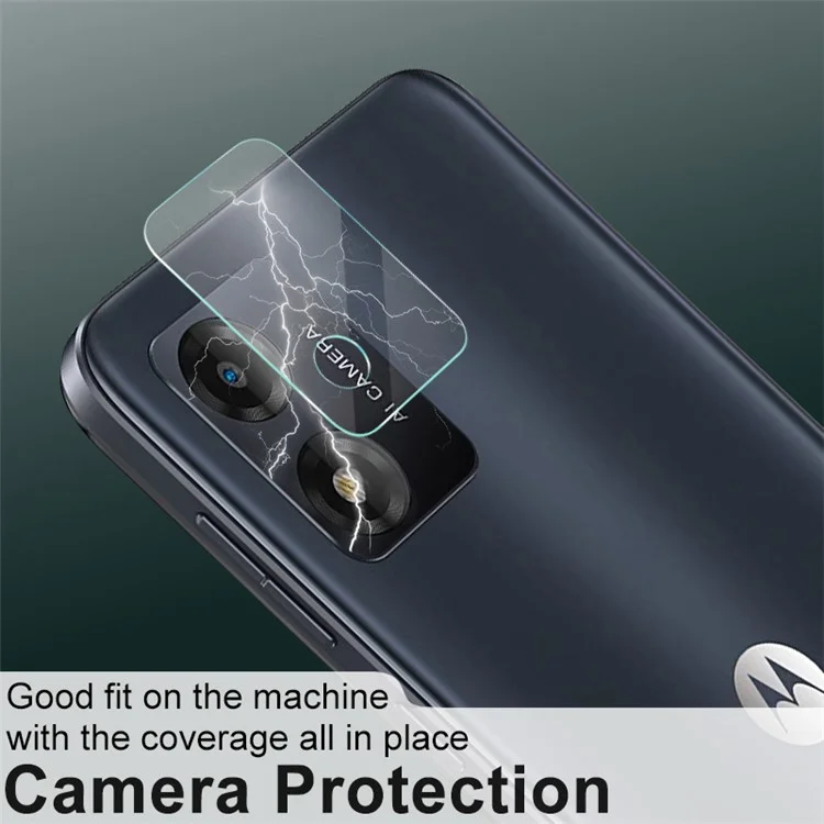 IMAK 2 pièces / Jeu pour Motorola Moto E13 4G Protecteur d'objectif de caméra Verre trempé HD Clair Film de lentille téléphonique