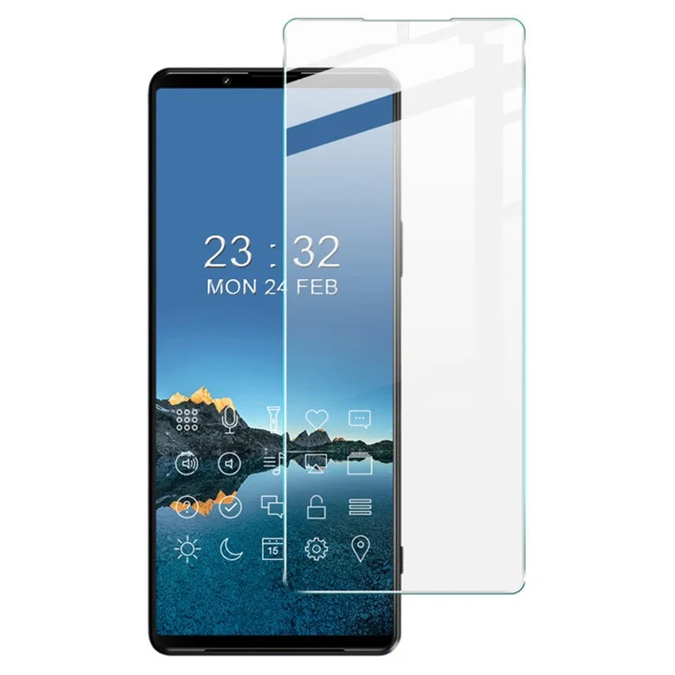 IMAK H Serie per Sony Xperia 10 V Protettore Schermo HD Colla Integrale Anti-graffio Vetro Temperato Film