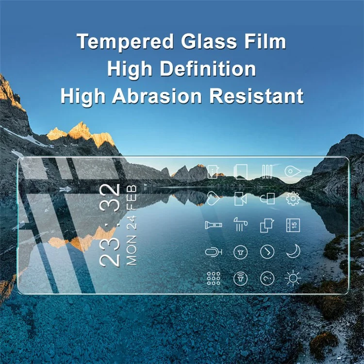 IMAK H Serie per Sony Xperia 10 V Protettore Schermo HD Colla Integrale Anti-graffio Vetro Temperato Film