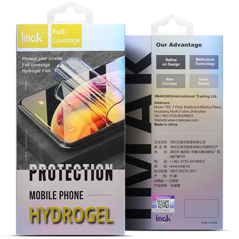 IMAK 2 st / förpackning För Xiaomi 13 Lite / Civi 2 5G Hydrogel Film III Bakskydd Mjuk TPU Transparent bakfilm
