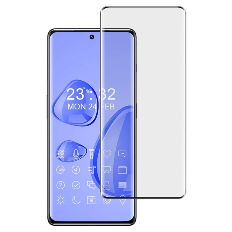 IMAK для OnePlus Ace 2 5G / 11R 5G Защитная пленка для экрана телефона 3D изогнутая полноэкранная закаленная стеклянная пленка