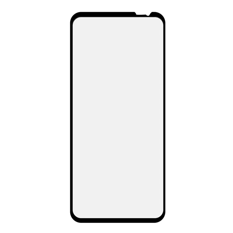 Para ZTE nubia Red Magic 6 Protetor de Tela Adesivo Total do Telefone Impressão Silk Vidro Temperado Borda Preta Película de Tela