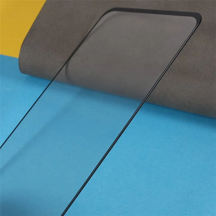 Para ZTE nubia Red Magic 6 Protetor de Tela Adesivo Total do Telefone Impressão Silk Vidro Temperado Borda Preta Película de Tela