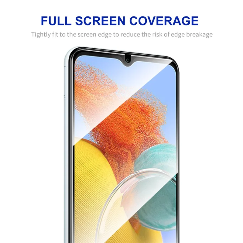 ENKAY HAT PRINCE for Samsung Galaxy M14 5G Phone Full Screen Protector High Aluminium-silicon Glass 0.26mm 9H 2.5D Screen Film