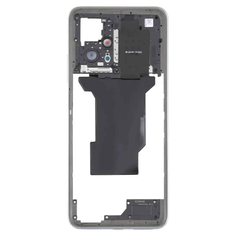 For Xiaomi Redmi Note 11T Pro 5G / 11T Pro+ 5G / Poco X4 GT 5G OEM Middle Housing Plate Frame Replacement Part (without Logo) - Silver