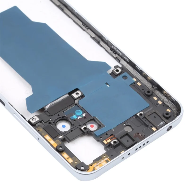 For Xiaomi Redmi Note 11T Pro 5G / 11T Pro+ 5G / Poco X4 GT 5G OEM Middle Housing Plate Frame Replacement Part (without Logo) - Silver