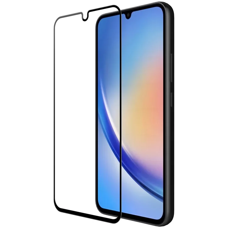 NILLKIN CP+PRO for Samsung Galaxy A34 5G Anti-explosion AGC Glass Film Ultra Clear Phone Full Screen Protector