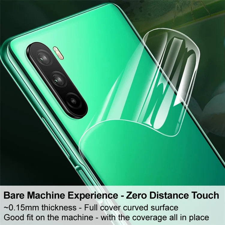 IMAK 2Pcs  /  Set For Honor Magic5 Pro Hydrogel Film III Phone Back Protector Anti-scratch TPU Back Film