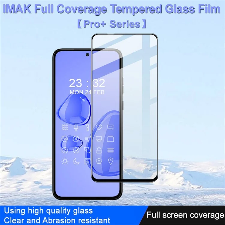 IMAK Pro+ Series for Motorola Edge 30 Neo 5G Tempered Glass Film Full Glue Phone Full Screen Protector