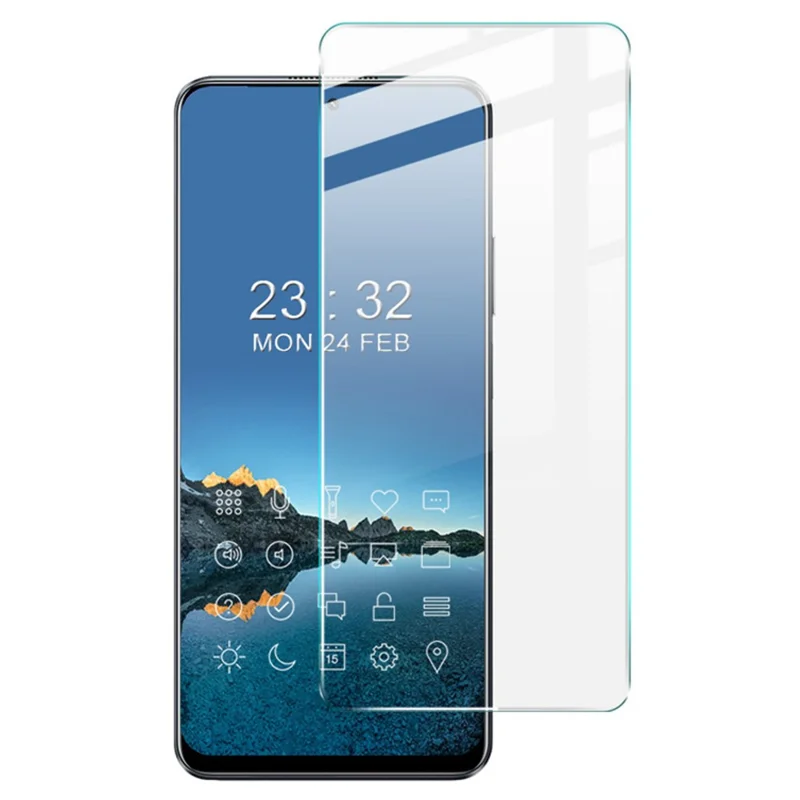 IMAK Série H pour Realme 10 Pro 5G Protecteur d'écran HD Full Glue 9H Anti-rayures Film en verre trempé