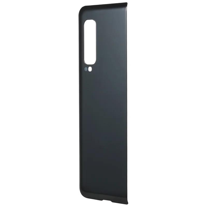 For Samsung Galaxy Fold F900 / Fold 5G F907 Back Battery Housing Cover Replacement Part (without Logo) - Cosmos Black