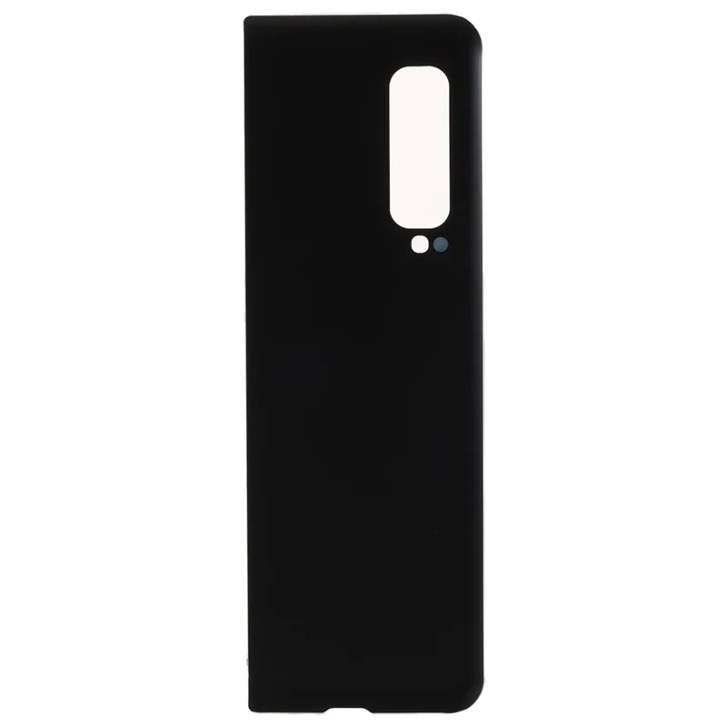 For Samsung Galaxy Fold F900 / Fold 5G F907 Back Battery Housing Cover Replacement Part (without Logo) - Cosmos Black