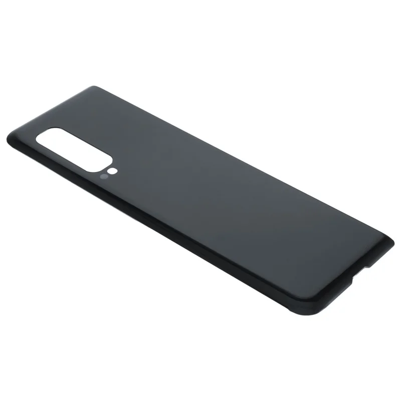 For Samsung Galaxy Fold F900 / Fold 5G F907 Back Battery Housing Cover Replacement Part (without Logo) - Cosmos Black