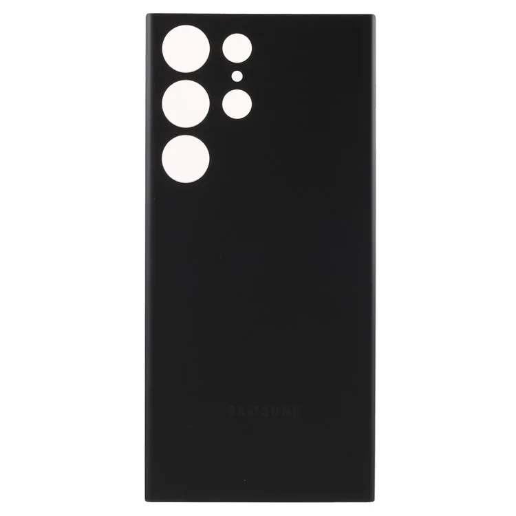 Pour Samsung Galaxy S23 Ultra S918 Remplacement du couvercle de batterie arrière - Noir Fantôme
