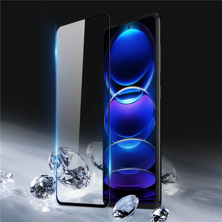 DUX DUCIS Per Xiaomi Redmi Note 12 4G Protezione dello schermo del telefono Schermo 2.5D Arc 0.33mm HD Clear Pellicola in vetro temperato Full Glue (9D)