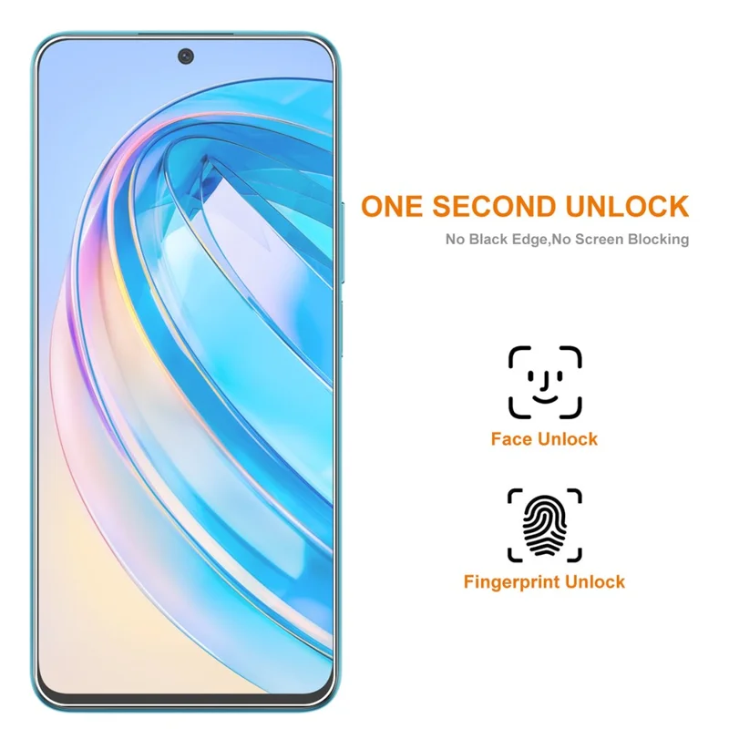 ENKAY HAT PRINCE for Honor X8a 4G Anti-explosion Screen Protector 0.26mm 9H 2.5D High Aluminium-silicon Glass Phone Screen Film