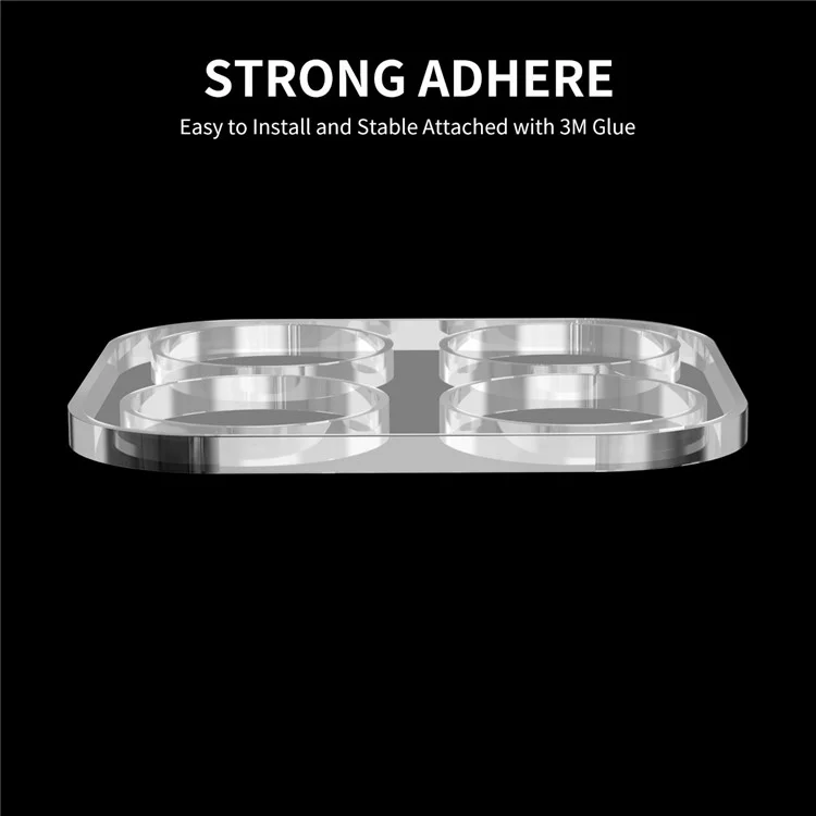 ENKAY HAT PRINCE 2 Piezas Para Honor X8a 4G HD Protector de lente de cámara de teléfono móvil de cristal templado Película protectora 