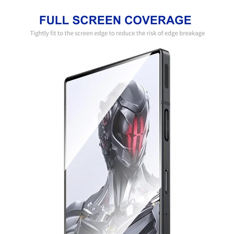 ENKAY HAT PRINCE 5Stück für ZTE nubia Red Magic 8 Pro 5G / 8 Pro+ 5G Seidendruckbildschirmschutz Hochaluminium-Silizium-Glas 2.5D 9H 0,26 mm Bildschirmfolie