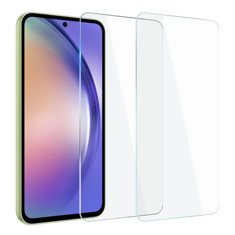 NORTHJO 2 шт. A+ Защитная пленка для экрана для Samsung Galaxy A54 5G, прозрачная закаленная стеклянная защитная пленка 0,3 мм, 2,5D - прозрачная