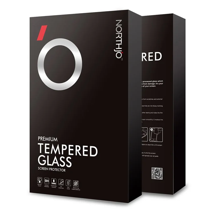 NORTHJO 2 pièces A+ Protecteur d'écran pour Samsung Galaxy A14 4G / 5G, Film de verre trempé anti-rayures de 0,3 mm 2,5D - Transparent