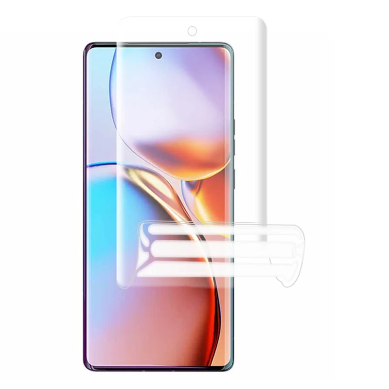 Screen Protector For Motorola Edge+ (2023) , Full Coverage Anti-Fingerprint HD Clear Soft Hydrogel TPU Screen Film