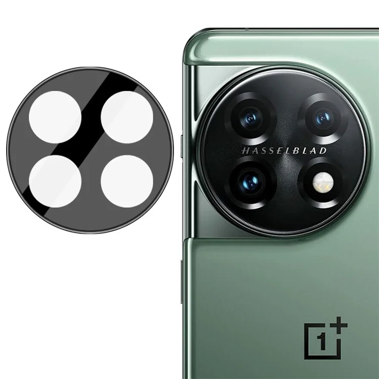 IMAK For OnePlus 11 5G Phone Rear Camera Lens Protector HD Clear Tempered Glass Film (Black Version)
