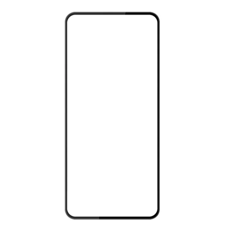 AMORUS Full Screen Protector für Realme 10 Pro 5G Sekundäre Vergütung Gehärtetes Glas Seidendruckfilm - Schwarz