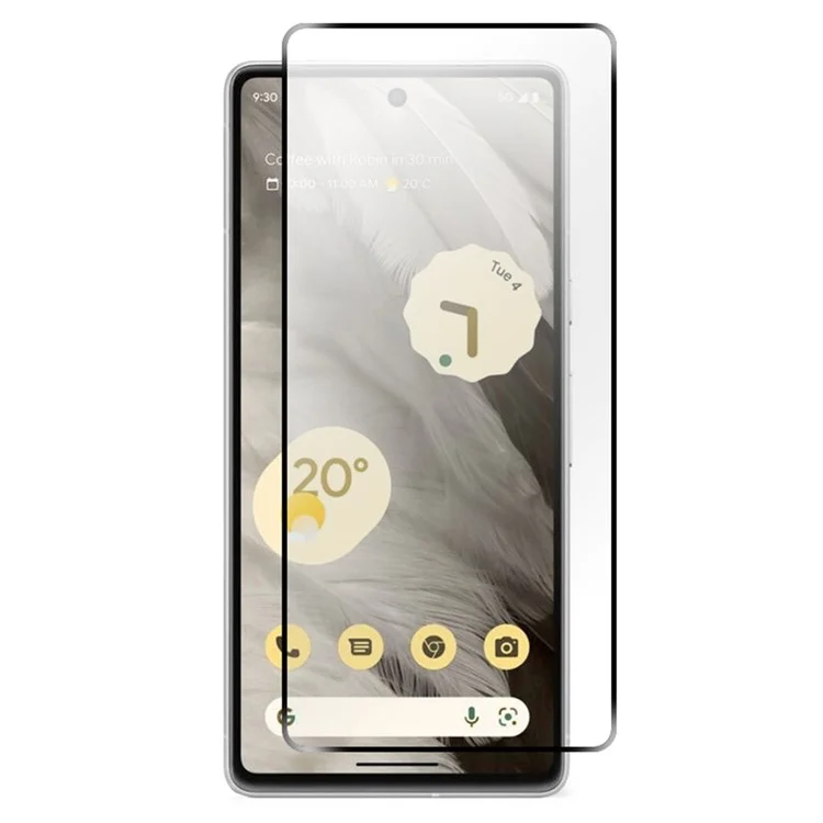 Película de cristal de silicio de alta aluminio RURIHAI para Google Pixel 7 5G Endurecimiento secundario 0,26 mm 9H 2,5D Protector de pantalla
