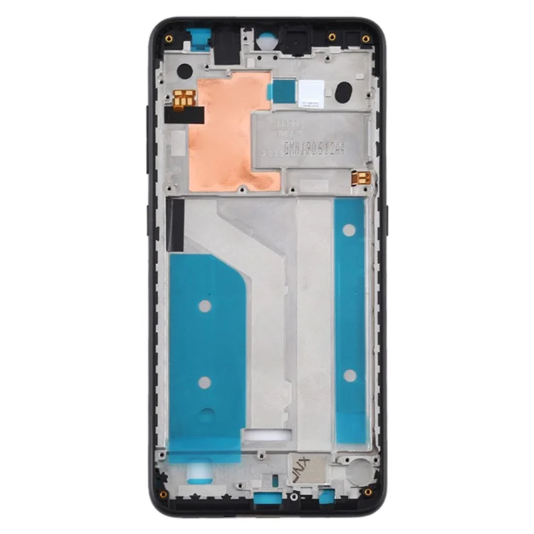 For Nokia 6.2 OEM Middle Plate Frame Spare Part Replacement (without Logo) - Black