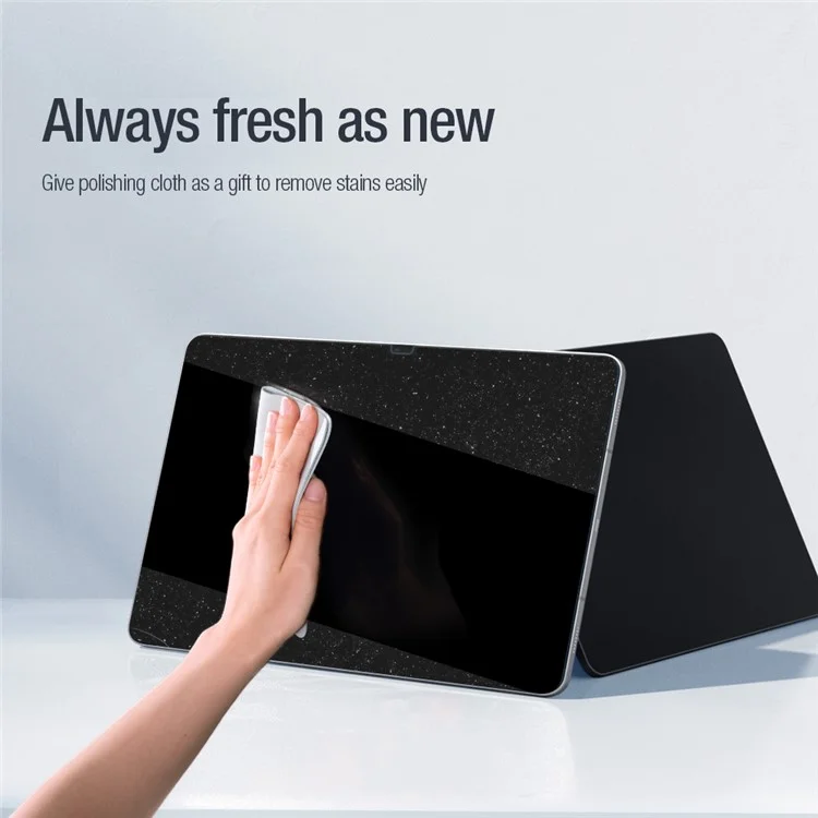 NILLKIN Pure Series für Samsung Galaxy Tab S10+ / S9+ / S8+ / S7 FE / S7+ Anti-Reflexions-Schutzglas aus Corning Gorilla Glass, Vollbild-HD-Anti-Kratzer-Film